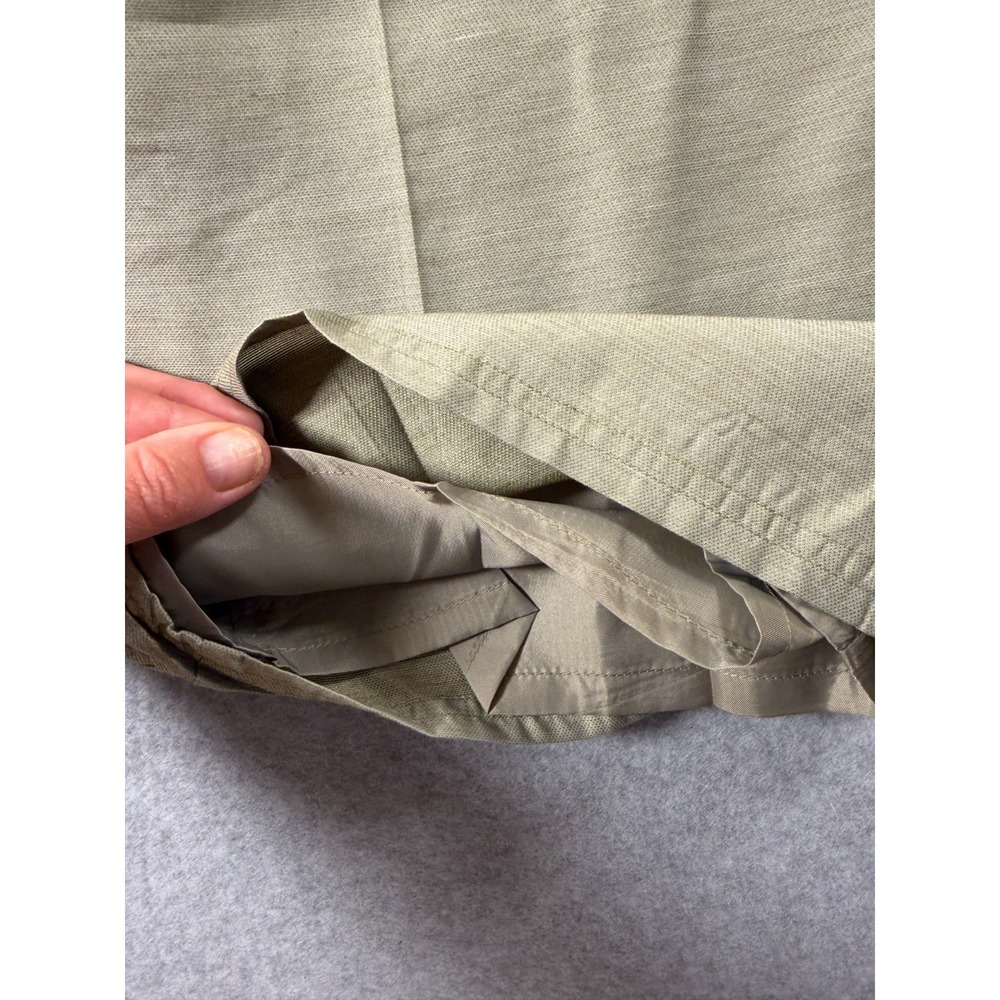 Vintage Banana Bay Resortwear Capri Lined Cropped Pants Women's XL Olive SKU 291 - Picture 7 of 7